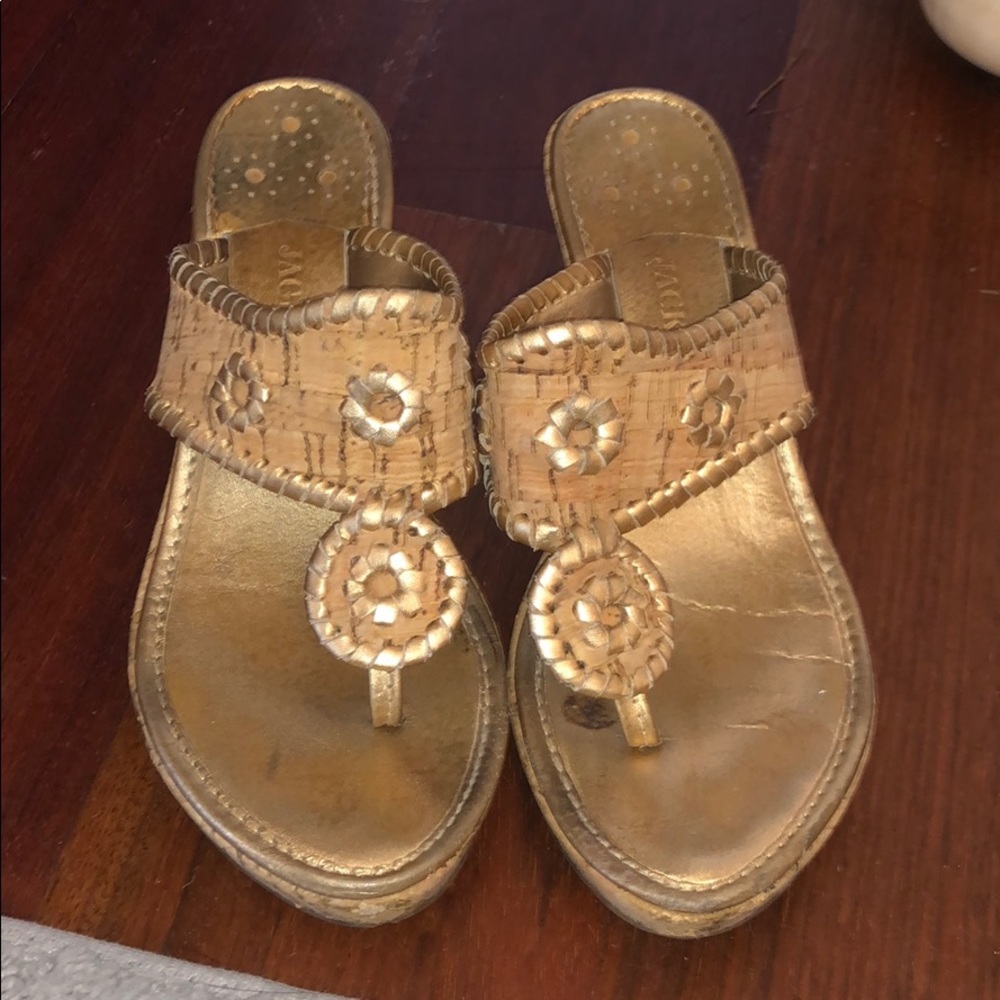 JACK ROGERS cork heels